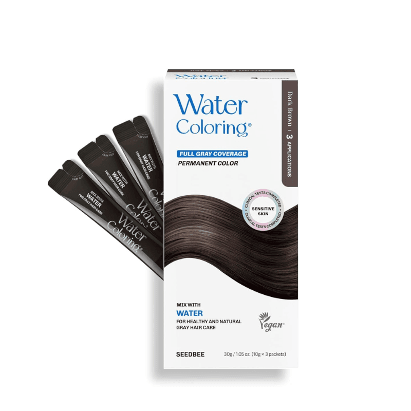 Water Coloring Powder Hair Dye Kit